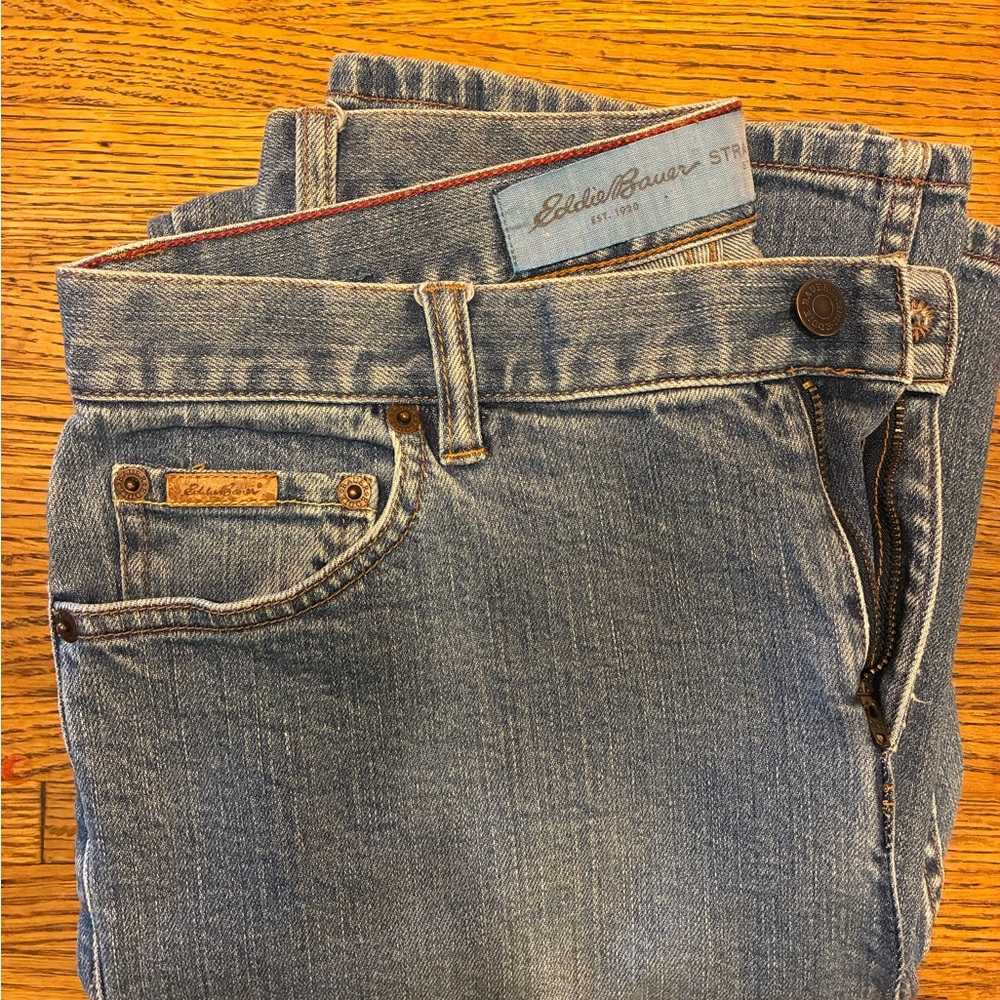 High Waisted Eddie Bauer Jeans